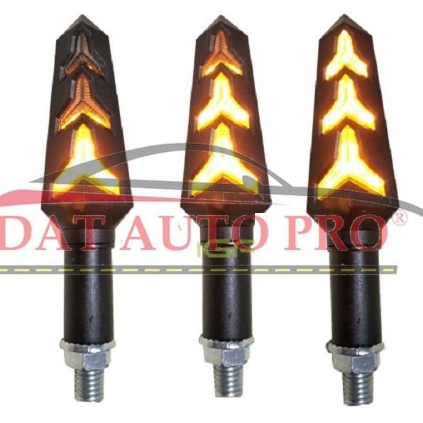 ĐÈN XI NHAN LED AUDI KIỂU K12, ĐÈN LED XI NHAN XE MÁY LOẠI TỐT , 1 CẶP ĐÈN XI NHAN LED AUDI XE MÁY MŨI TÊN , PHỤ KIỆN ĐỘ XE MÁY