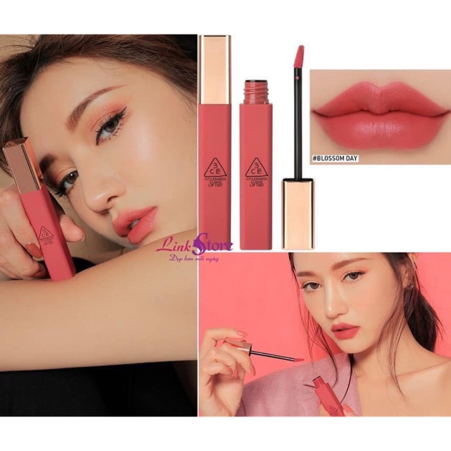 Son 3ce blossom day – cloud lip tint màu hồng đào mơ màng