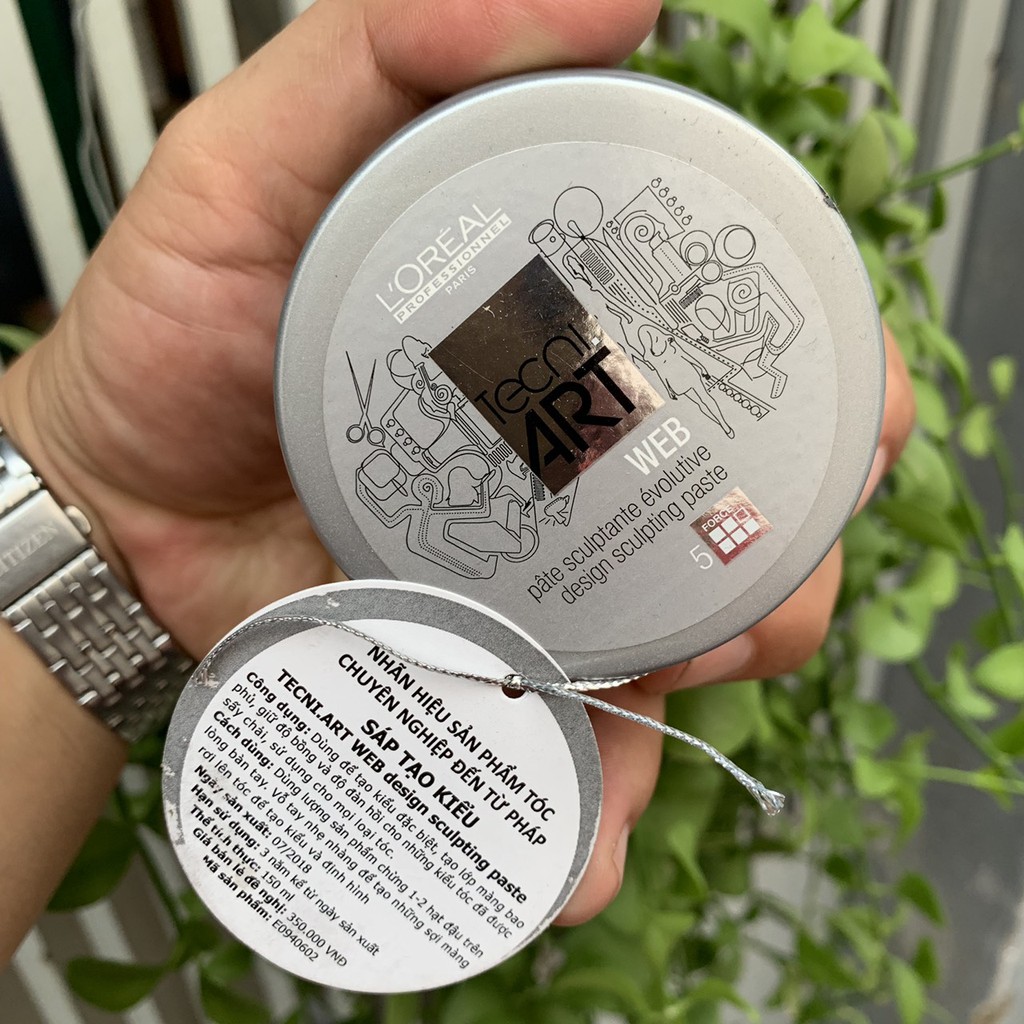 - sáp tạo kiểu tóc l'oreal web tecni art 150ml