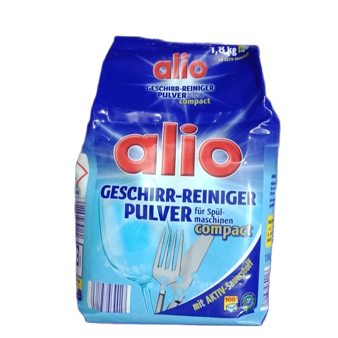 Bột rửa bát Alio 1,8kg Đức - Bột chuyên dùng cho máy