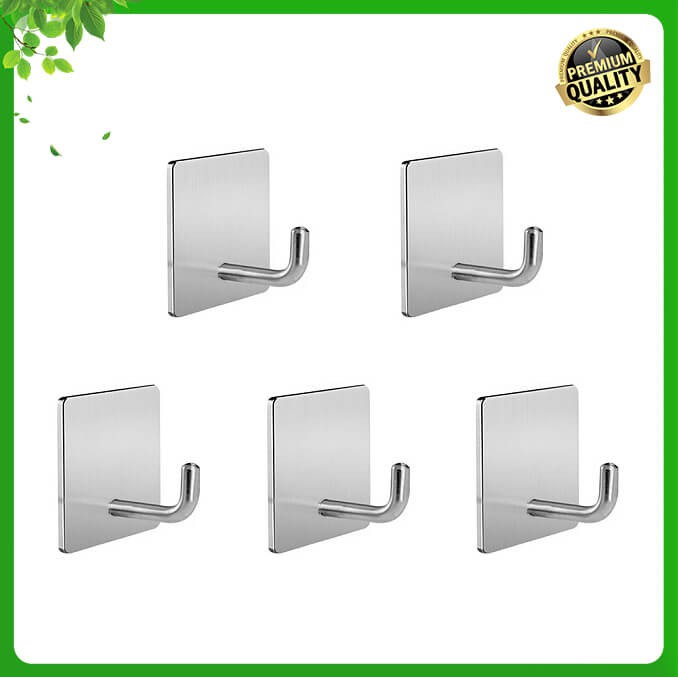 [ 𝐂𝐎𝐌𝐁𝐎 tặng cáp sạc dù 3 đầu ios, android type c 69k ] Móc Treo Đồ INOX 304 Keo 3M Siêu Dính Dán Tường Gạch, Men, Kính