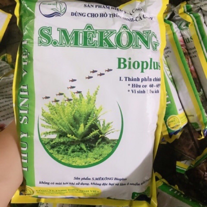 [mã pet50k giảm giảm 10% - tối đa 50k đơn từ 250k] phân nền smekong (500gram)