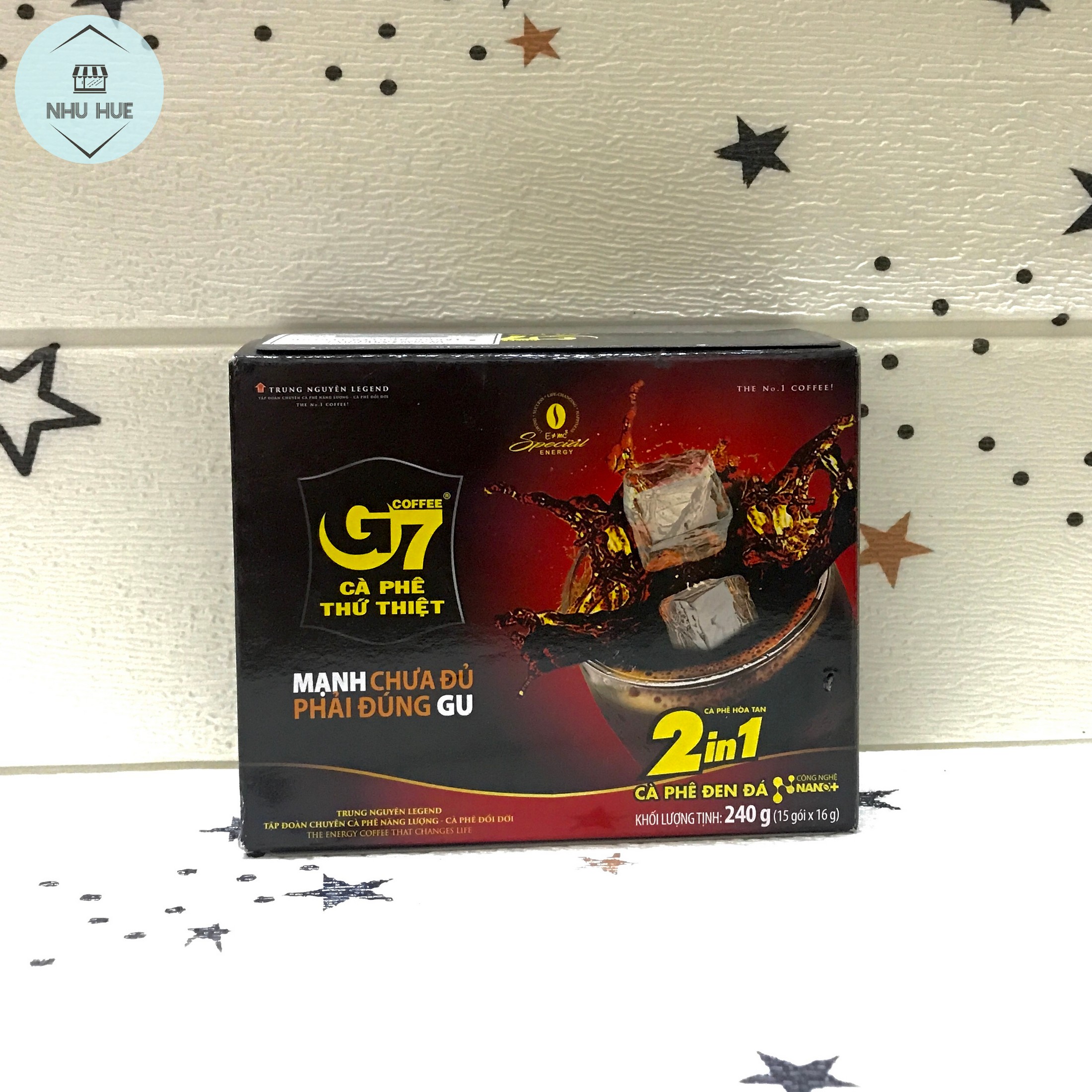 Cà phê đen hòa tan trung nguyên g7 2 in 1