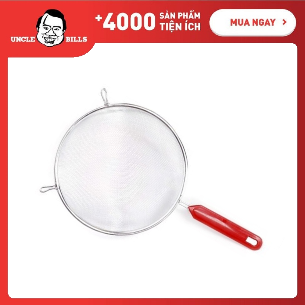 Dụng cụ lọc có cán cầm bằng nhựa dài Uncle Bills KA0094 20cm (Đỏ)