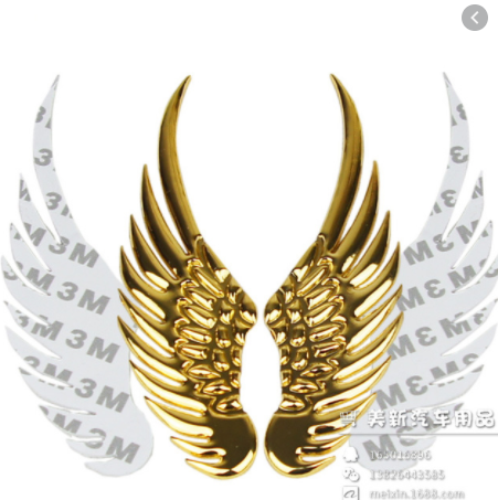 Cánh Chim thiên thần trang trí  xe hơi hàng loại 1 có hộp