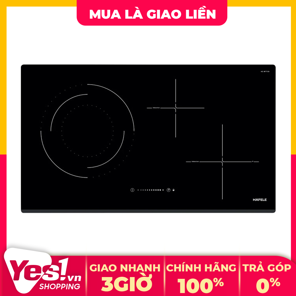 Bếp từ hồng ngoại 3 vùng nấu hafele hc-m773d - bảo hành chính hãng - voucher 10% lên đến 800k