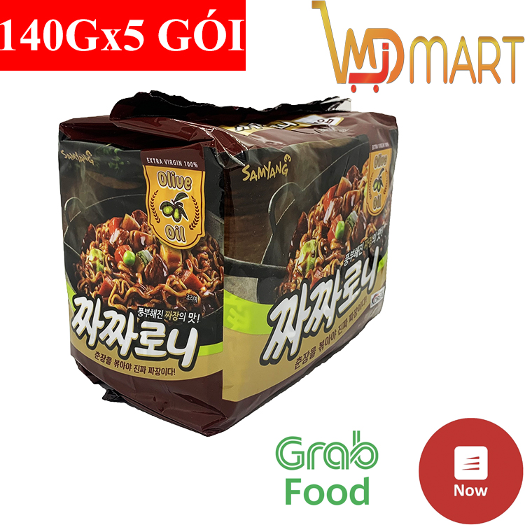 [KoreanMart] MÌ TƯƠNG ĐEN SAMYANG LỐC 5 GÓI