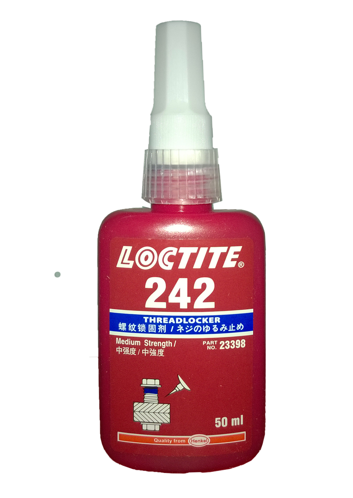 Chai keo khóa ren Loctite 242 50ml - Giải pháp tối ưu cho lắp ráp kim loại