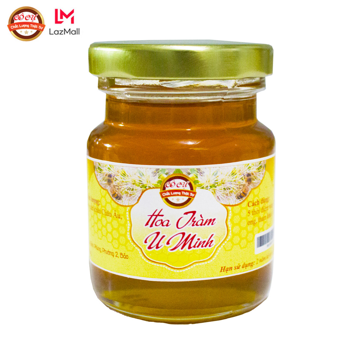Mật ong nguyên chất Hoa Tràm CÔ CỰ 100gr - cam kết chất lượng