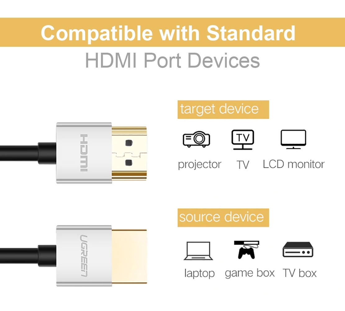 Cáp hdmi 2.0 4k dài 1.5m cao cấp ugreen 30477