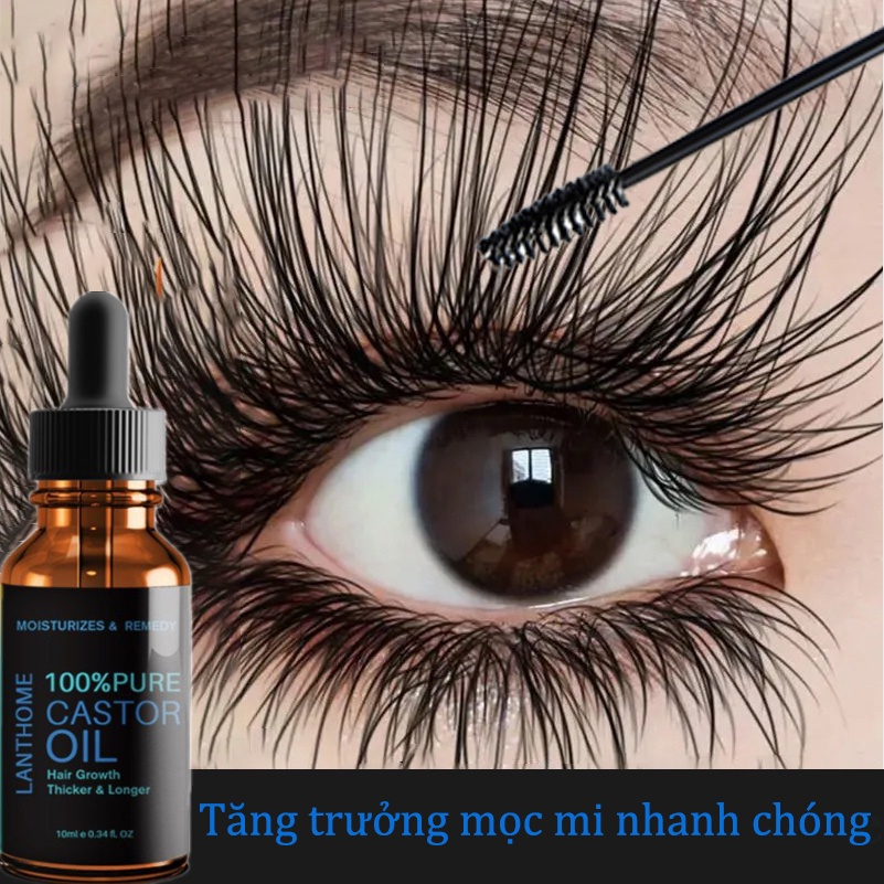 Dưỡng mi serum tăng trưởng lông mi tinh chất dài lông mày 10ml kích thích mọc lông mi làm dày lông mi lông mày và đường chân tóc mọc nhanh tự nhiên nuôi dưỡng mi dài và cong