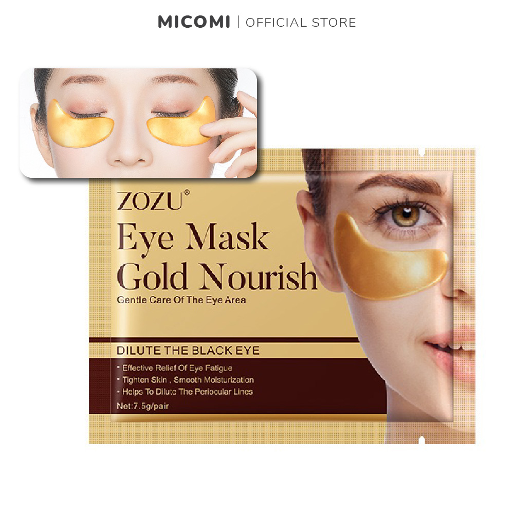 COMBO 10 Mặt Nạ Mắt Collagen Vàng Mờ Thâm Quầng Mắt Dưỡng Ẩm Da Vùng Mắt Mềm Mịn Mờ Nếp Nhăn Mask Mắt Nội Địa Trung MICOMI Cosmetics