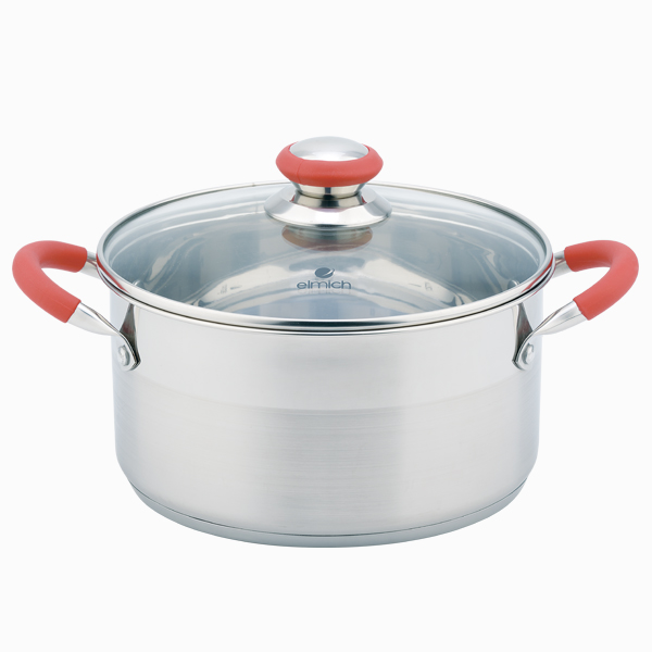 Bộ nồi inox elmich 3 chiếc cỡ 18cm, 22cm, 26cm el3336, 2353336, nhập khẩu ch séc