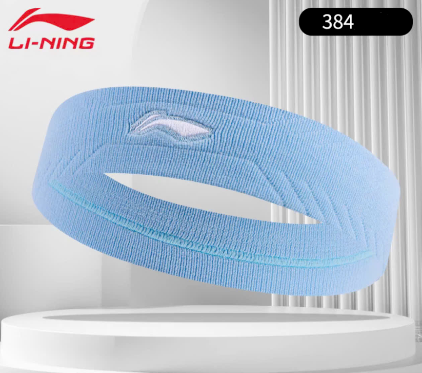 Băng đô chặn mồ hôi đầu, trán cho nam và nữ chơi thể thao, bóng rổ, chạy bộ - Hàng chính hãng Lining