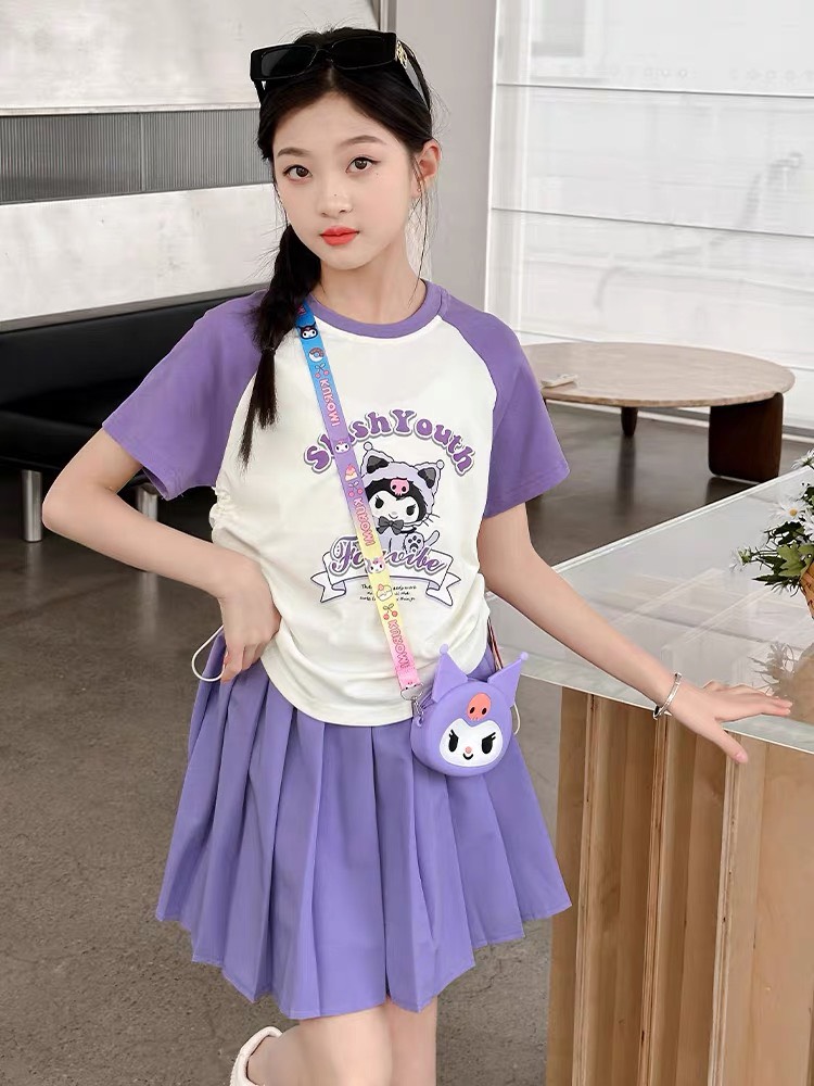 Set of Cute Skirts for Girls of All Sizes from 10 to 48kg, Soft Cotton Fabric Without Lining and No Bag Included