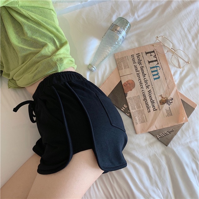 Quần đùi thun thể thao cotton mịn mát -5 màu thái lan