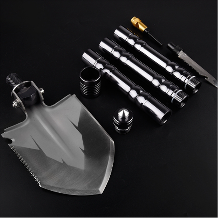 Xẻng quân dụng đa năng loại dài - xẻng đa năng 4 in 1