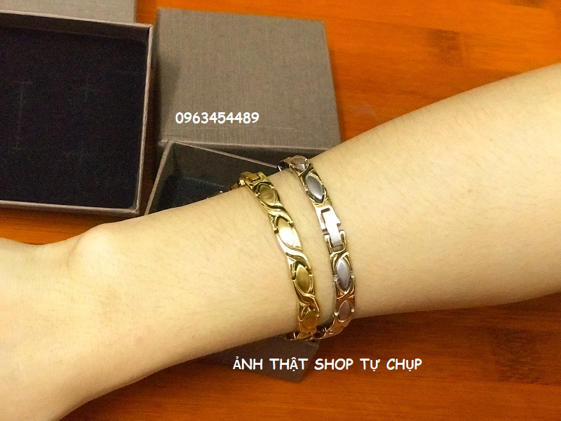 Vòng Tay Điều Hòa Huyết Áp Nữ Cao Cấp Nhật Bản 5 Trong 1