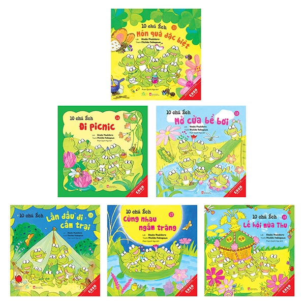 Fahasa - Bộ Sách 10 Chú Ếch (Tập 13 Đến Tập 18) - Bộ 6 Cuốn