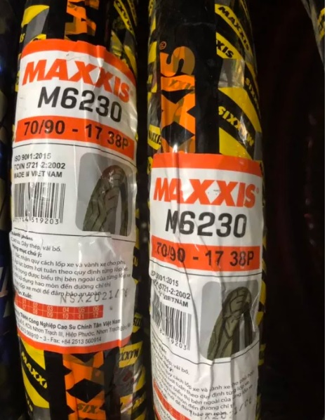 Lốp vỏ MAXXIS 70 90-17 M6230 - dành cho xe sử dụng ruột