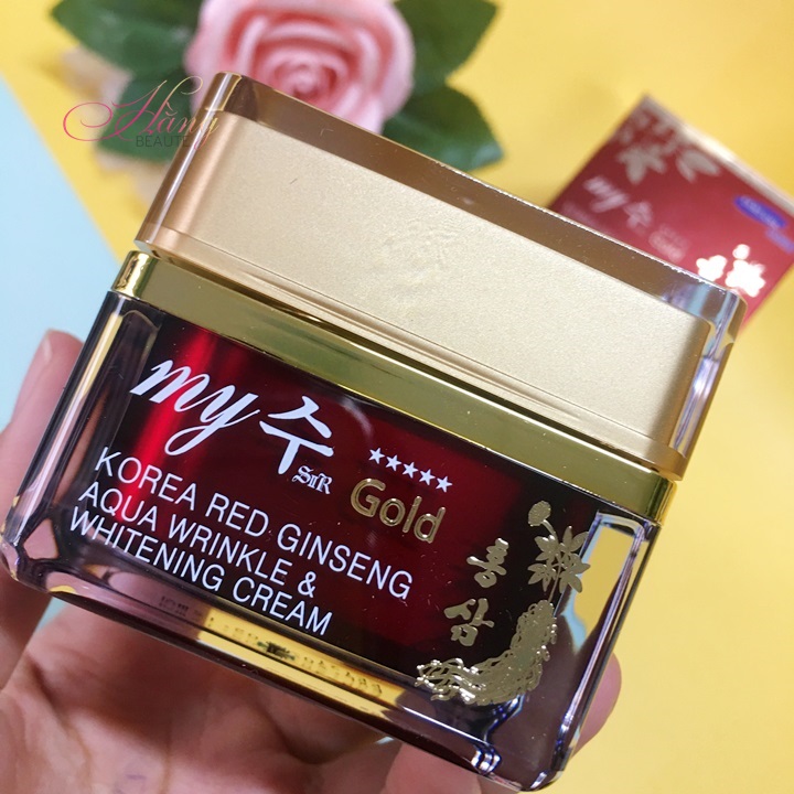 Kem dưỡng sâm hàn quốc my gold trắng hồng