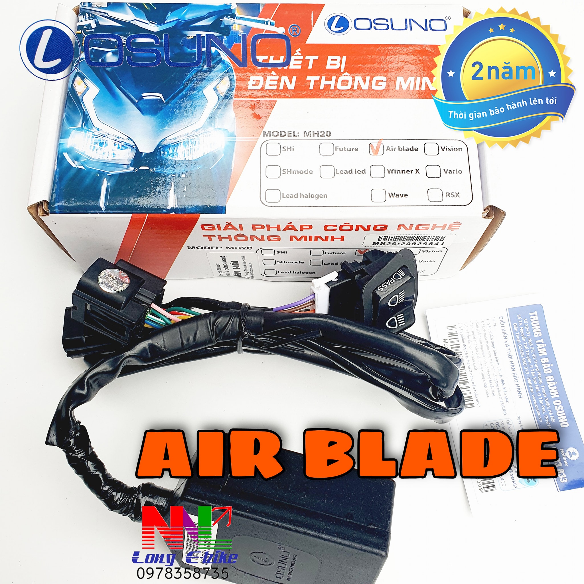 ( 2 NĂ BH ) mạch tắt đèn pha air blade 2020