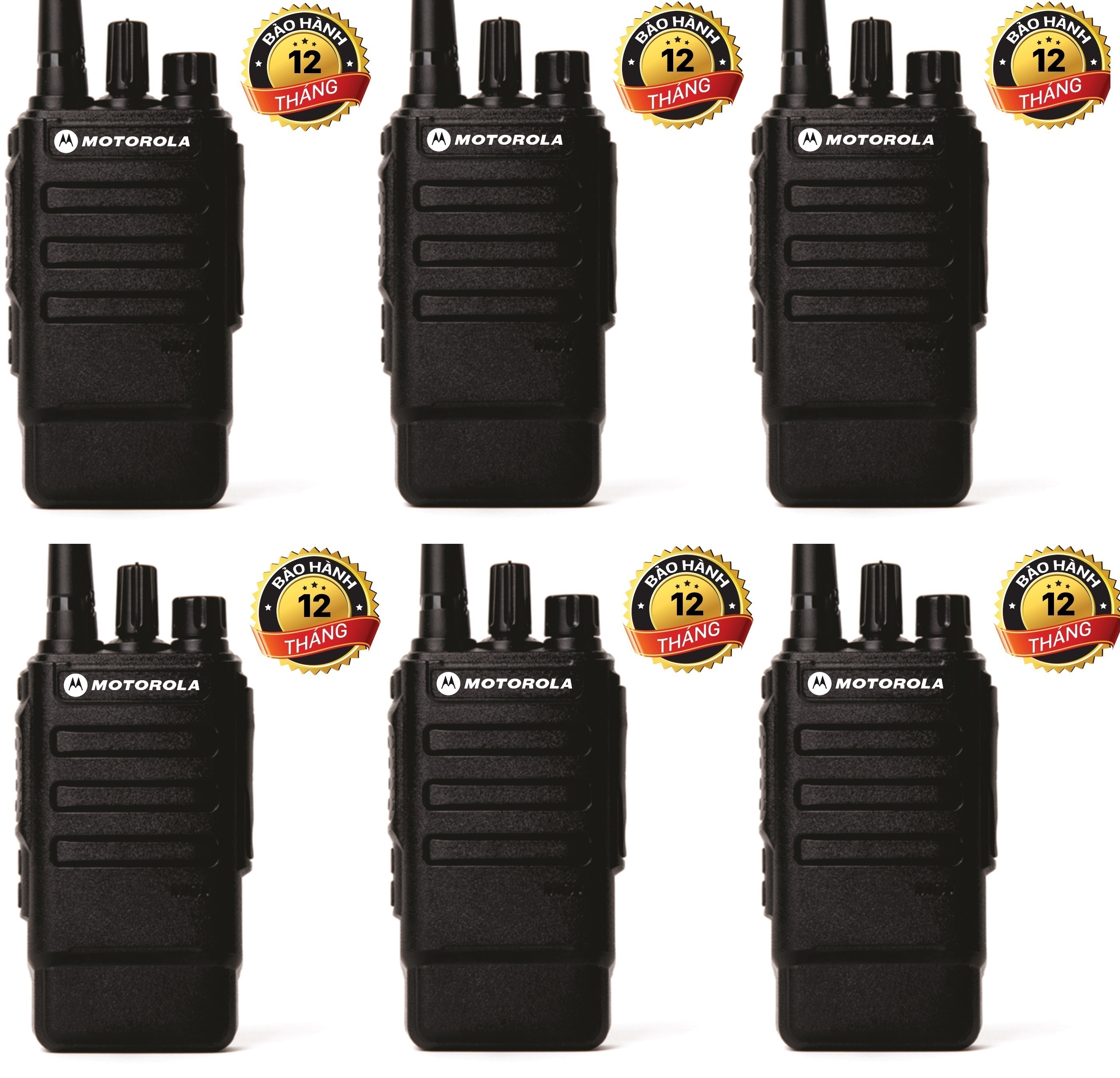 Bộ 6 Bộ Đàm Motorola GP320  (Sóng khỏe, âm thanh trong trẻo)