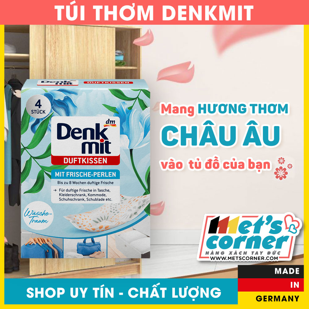 [Freeship]Túi Thơm Tủ Quần Áo Denkmit 4 Túi