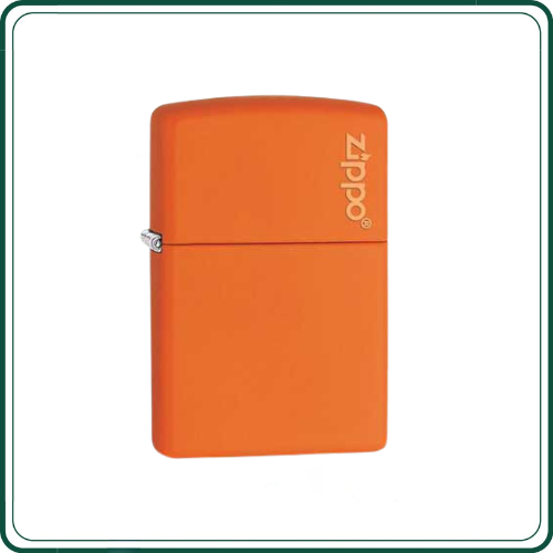 Zippo 231zl - zippo orange matte with zippo logo
