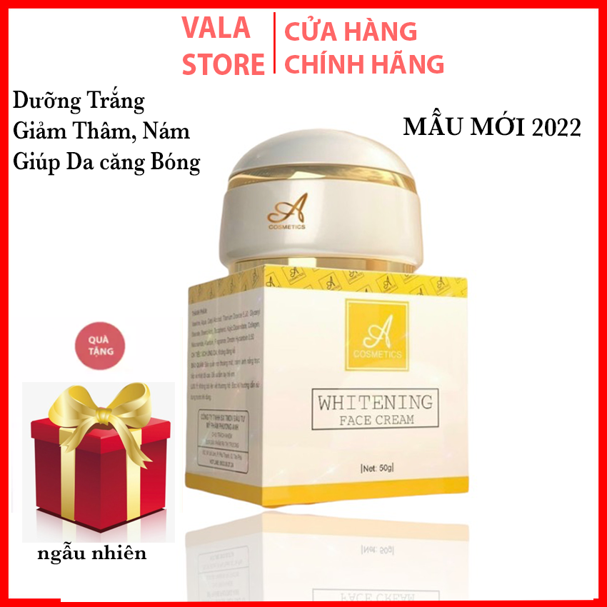 [Mẫu Mới 2024] Kem Face Pháp Chính Hãng Acosmetics Dưỡng Trắng Da Giảm Thâm Nám Tàn Nhang Dưỡng Ẩm Chăm sóc Da mặt Chống Nắng Chống Lão Hoá Whitening Face Cream 20 g