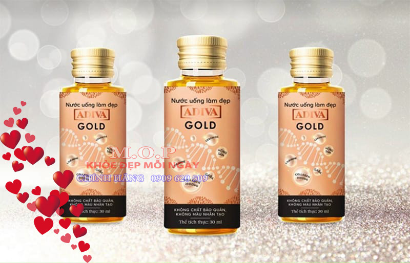 (HOT) 01 hộp Collagen Adiva Gold (14 lọ/ hộp)