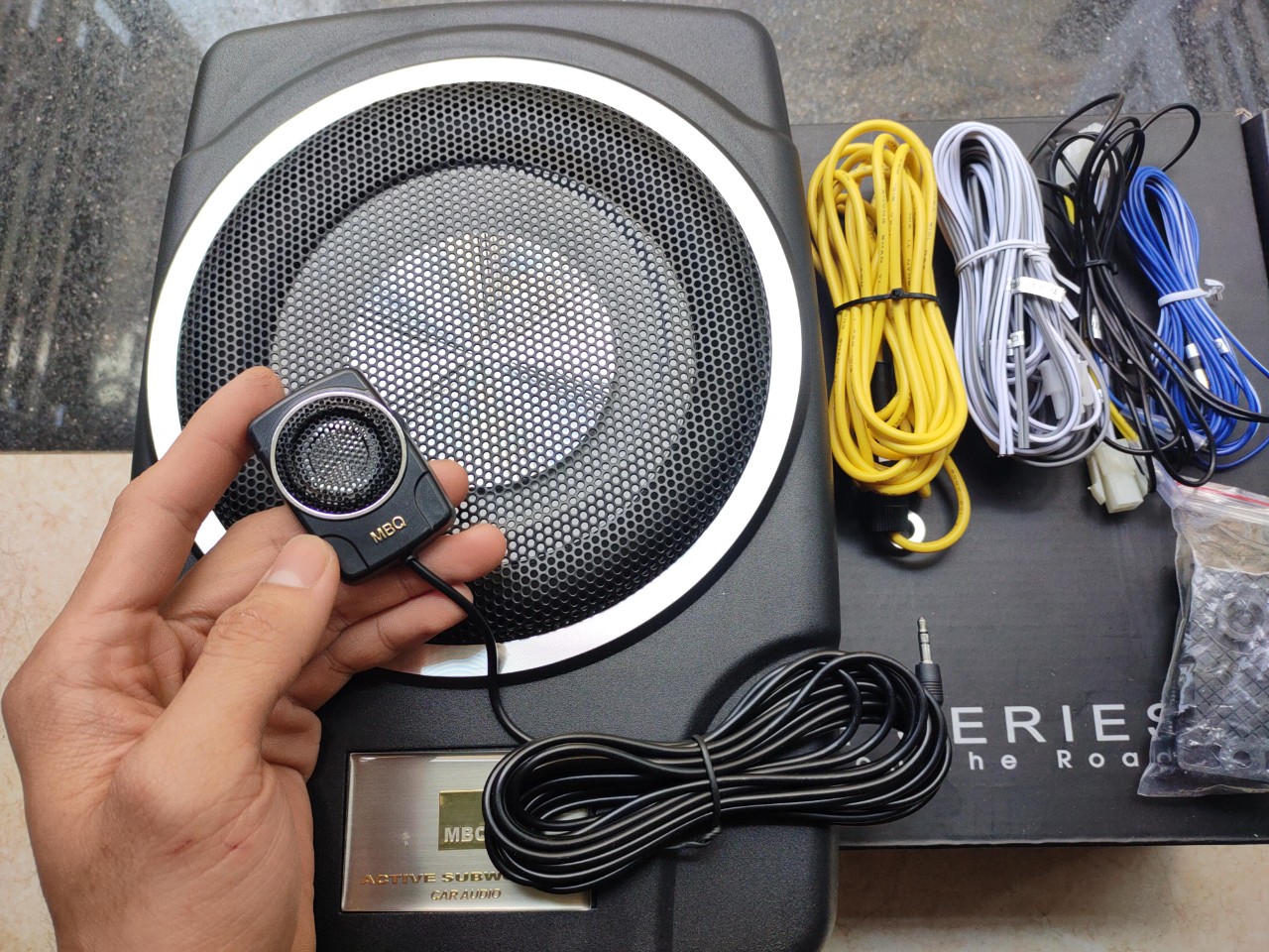 Hcm- loa sub ô tô, loa sub mbq aw 800e bass 8 180w bảo hành 12 tháng