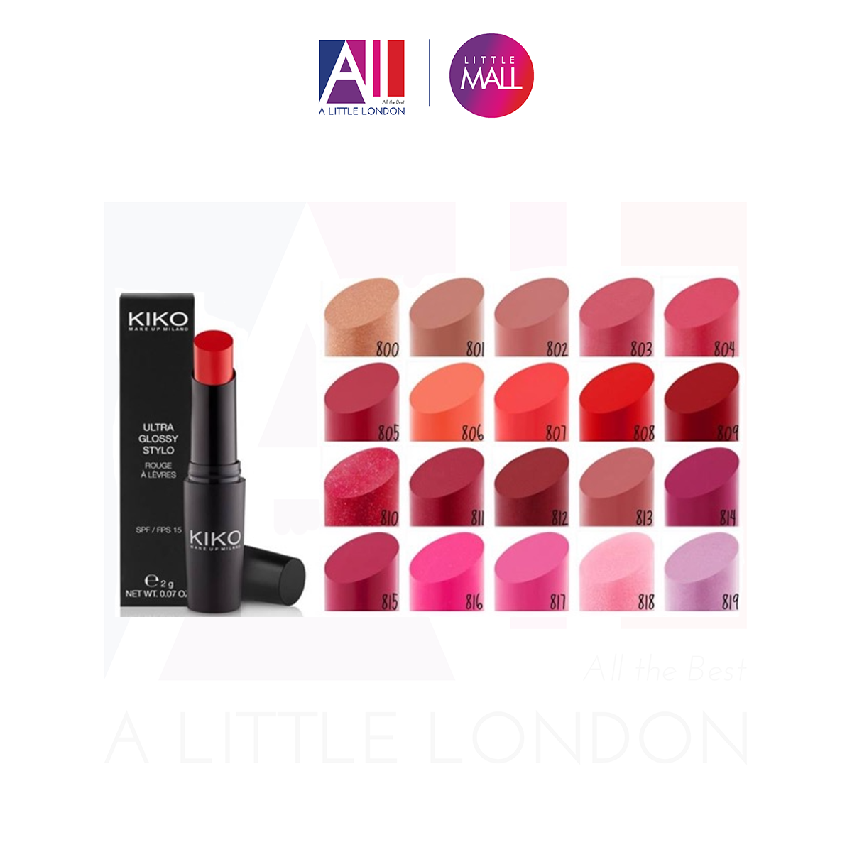 Son môi Kiko Ultra glossy stylo (Bill Anh)