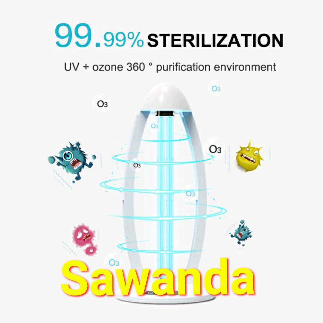 Đèn UV Ozone diệt Virus vi khuẩn có điều khiển từ xa