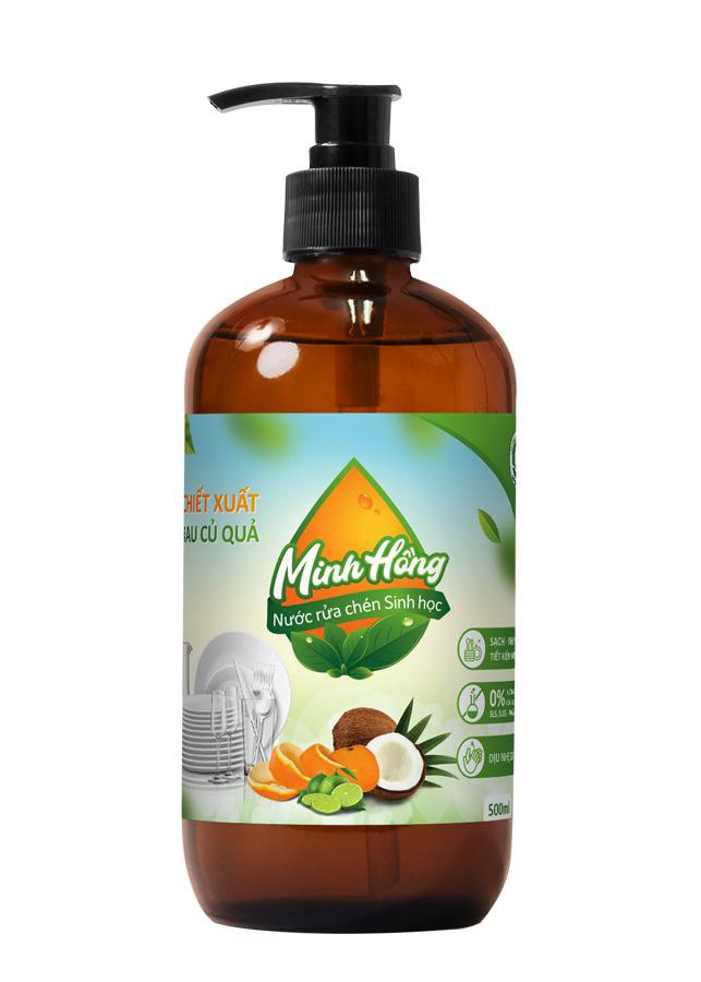 Nước rửa chén bát sinh học Minh Hồng 500ml
