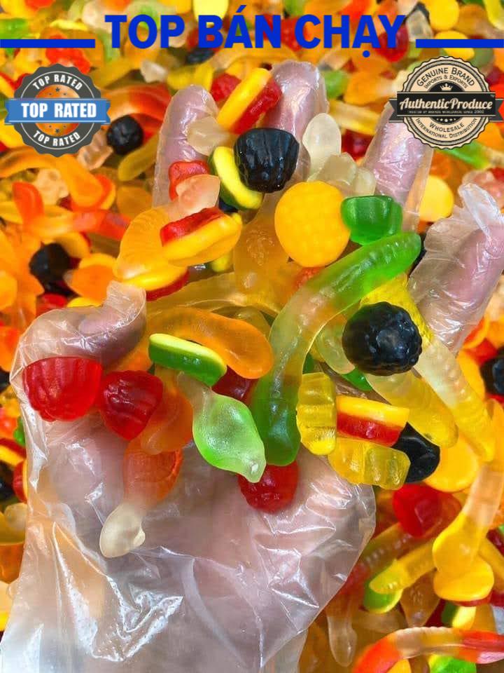 [Sẵn hàng - hot ] 500gr Kẹo dẻo chip chip hương trái cây