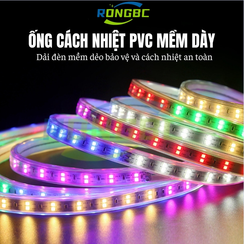 【Giao hàng tÃ VN Dây đèn led trang trí nháy đuổi đa sắc màu , trang trí decor phòng