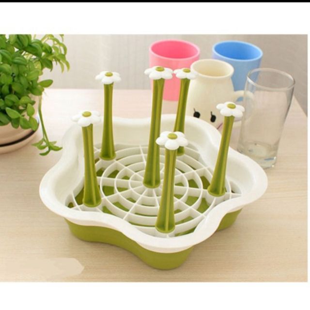 Follow shop Khay hoa úp cốc chén 2 lớp Việt Nhật