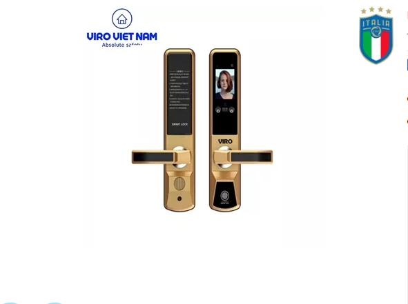 Khóa vân tay nhận diện bằng khuôn mặt Viro-Smartlock 4n1 VR-F02