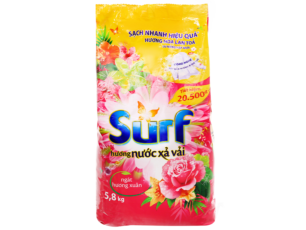 Bột giặt Suft 5,5kg hương nước xả vải