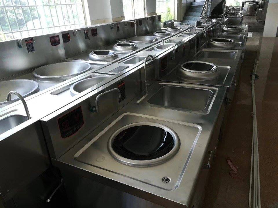 Bếp từ công nghiệp Parmal 8000w mặt Lõm