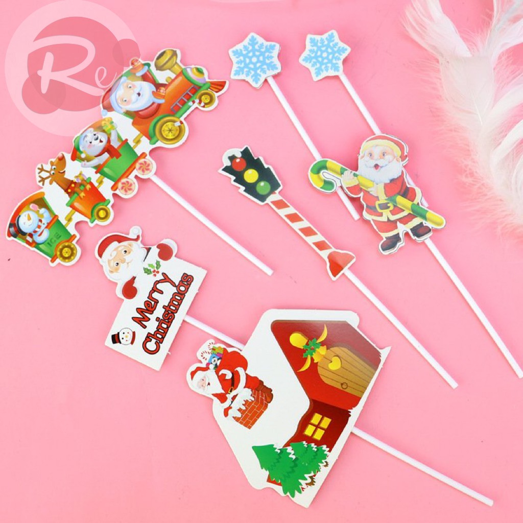 SCG Đoàn tàu Noel - Trang trí bánh sinh nhật bánh kem