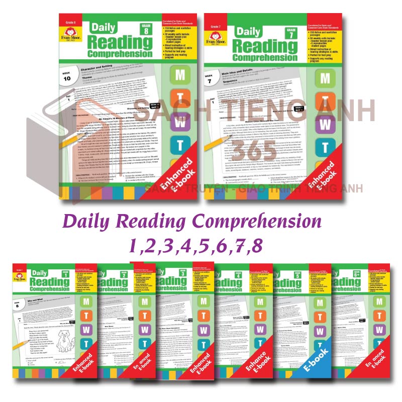 Bộ Sách - Daily Reading Comprehension (8 Grade)