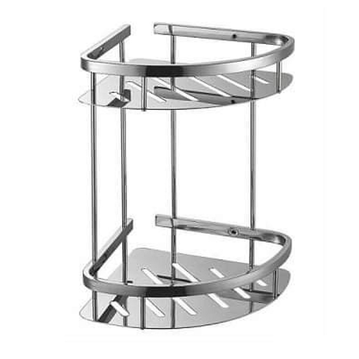 Kệ góc nhà tắm 2 tầng inox 304 cao cấp sáng bóng tiện dụng - kệ góc nhà tắm 2 tầng inox 304 cao cấp sáng bóng tiện dụng