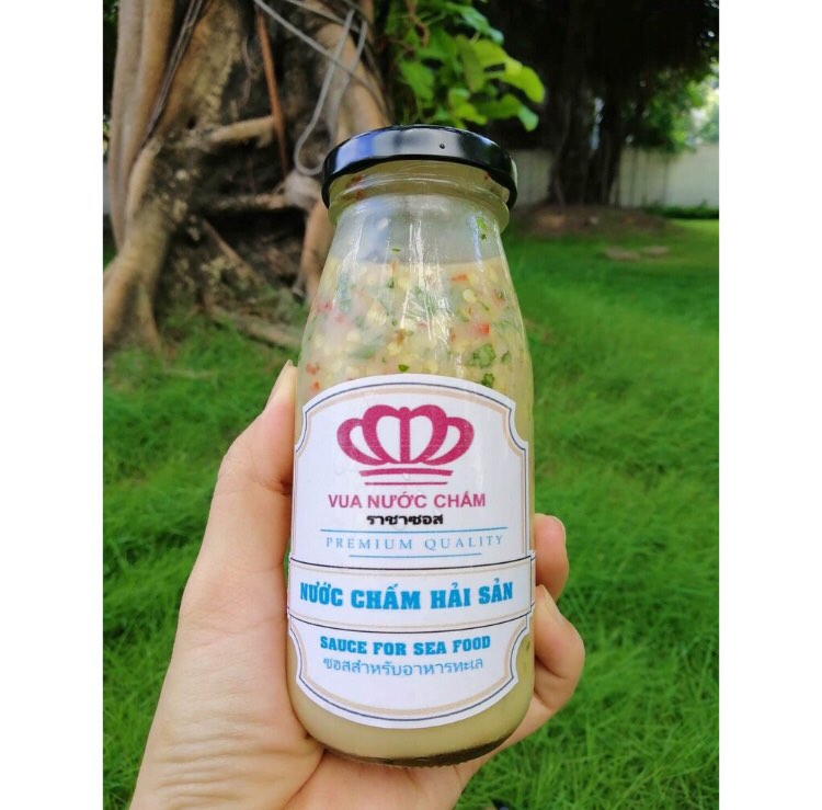 NƯỚC CHẤM HẢI SẢN (Nước chấm hải sản ớt xiêm xanh) 300ml - Thương hiệu Vua Nước Chấm