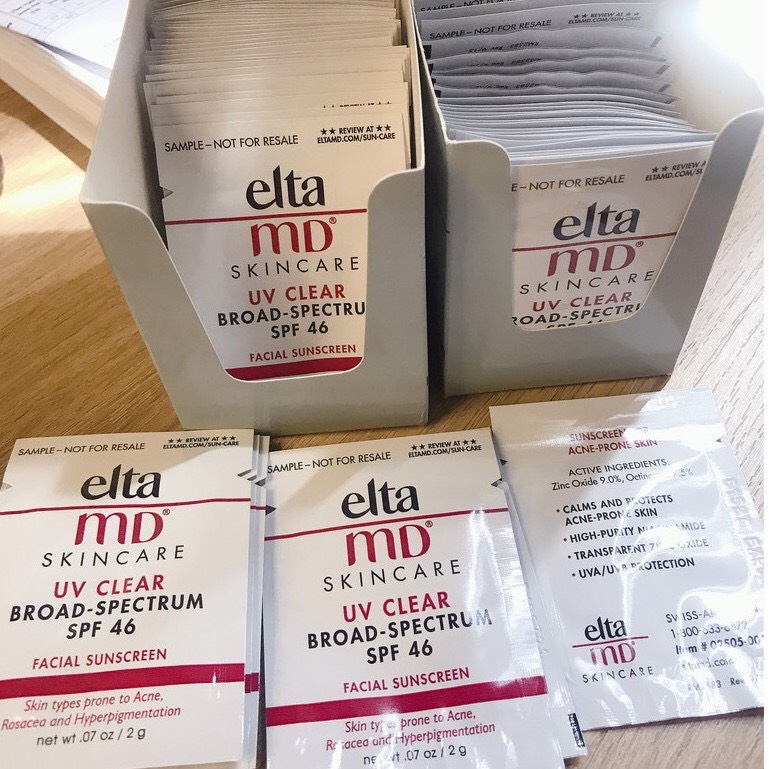 Mẫu thử kem chống nắng eltamd spf 46 không màu