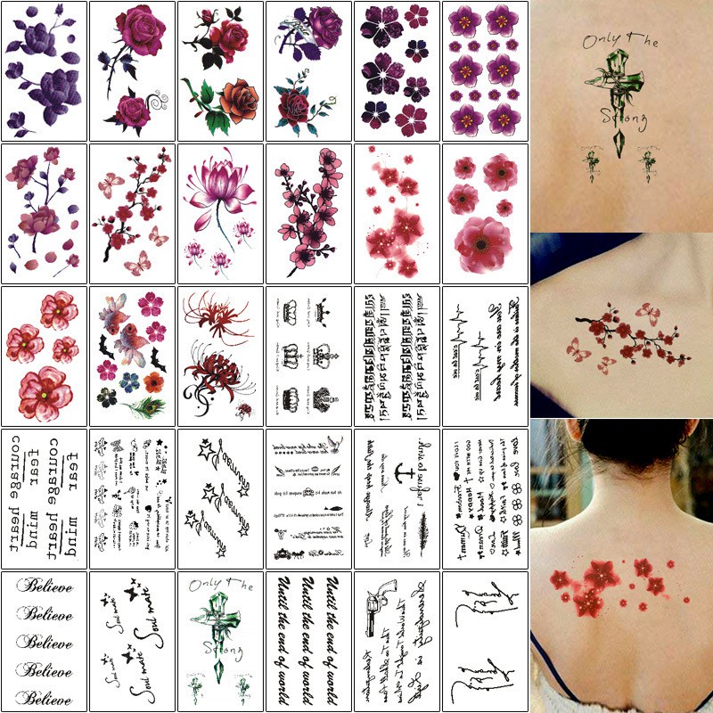 Hình xăm dán tạm thời Tatoo cho nam nữ K017
