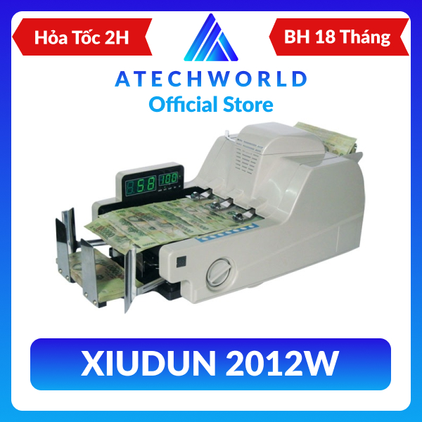 Máy đếm tiền xiudun 2012w siêu bền phát hiện tiền giả, tiền lẫn loại - hàng chính hãng - có xuất vat