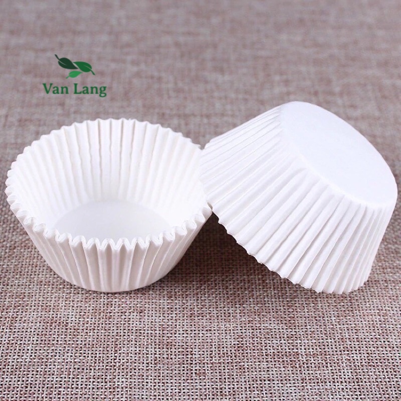 Giấy lót bánh bao, giấy cupcake lót nướng bánh chống dính size 12cm