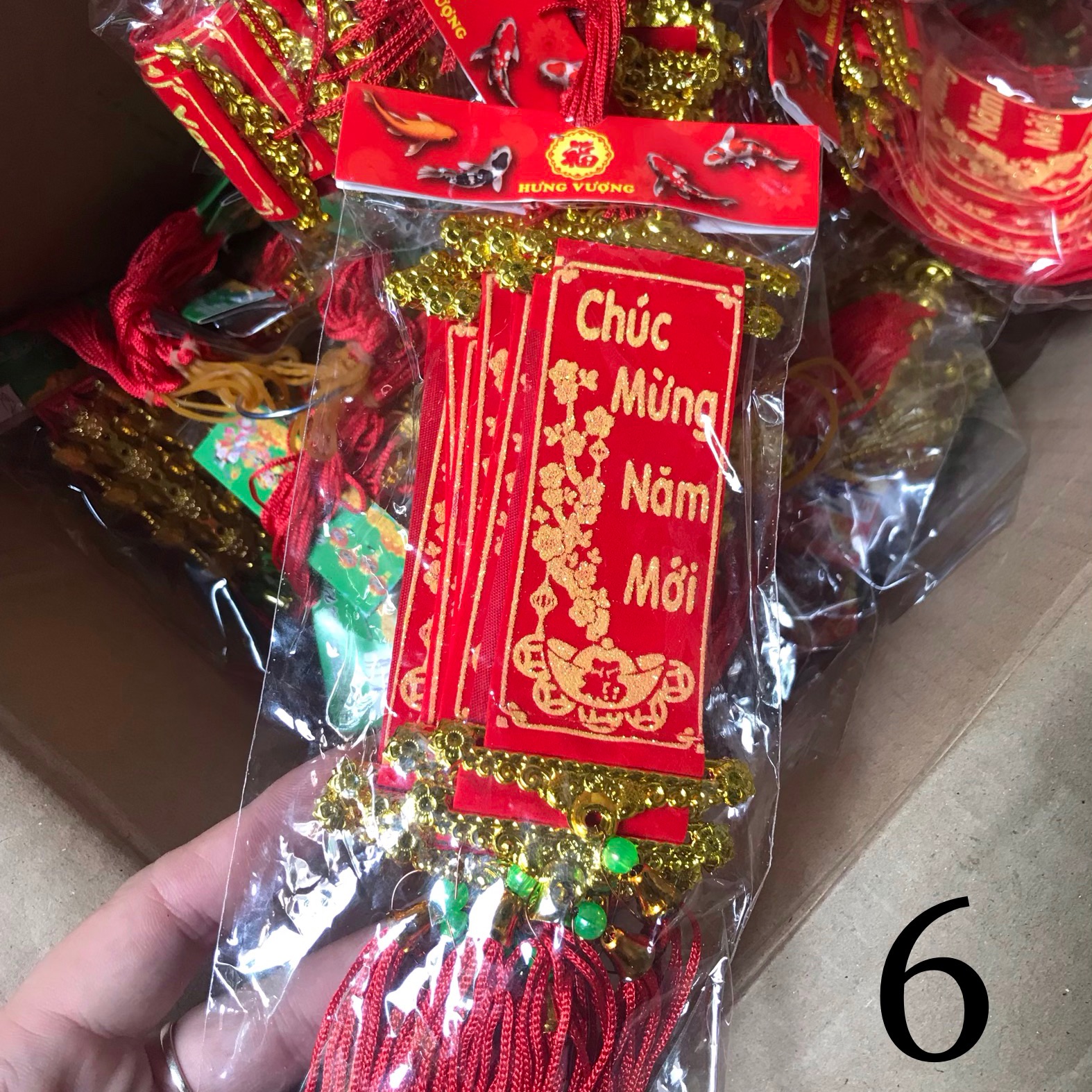 [HCM]Set 10 Liễn Dây Treo Trang Trí Tết